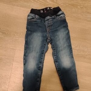 GAP Kids Blue Denim Jeans with Black Waistband
